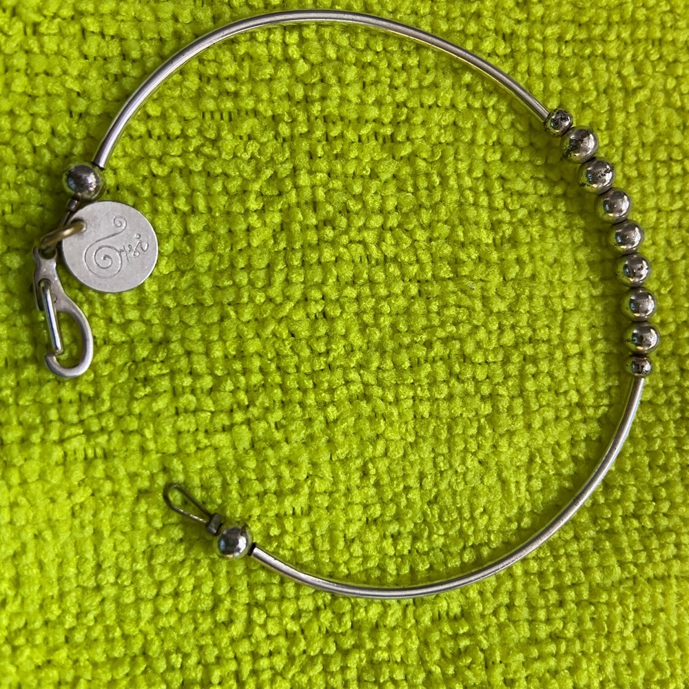 Silver 9 beads bracelet - Picture 2 of 5